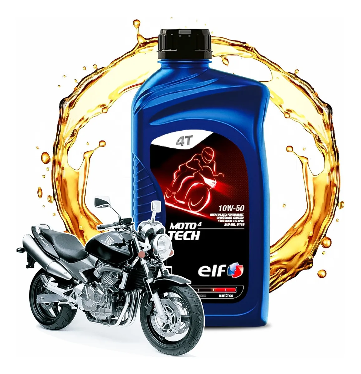 Oil For Honda Cb 600F Hornet (Injected) Synthetic Elf Tech