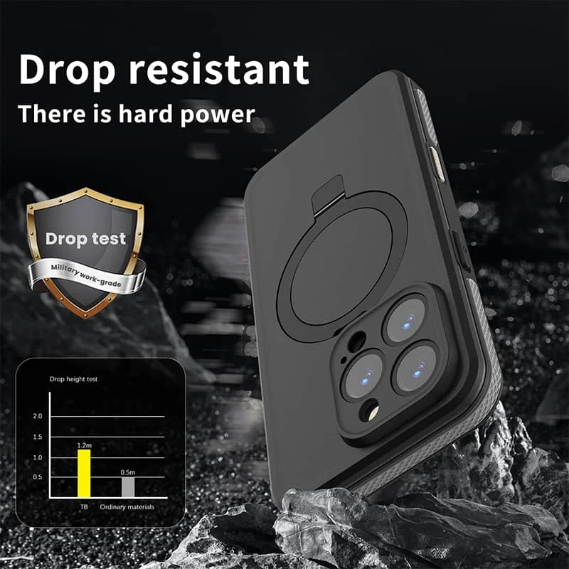 For iPhone 16 15 Pro Max 16 Plus 16 15 Pro Waterproof Case, [Compatible with Mag-Safe] Full-Body Heavy Duty Shockproof Case