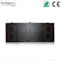 12-Inch LED Outdoor Digital Screen Oil Price Display Board 888.8 Format Fuel Cost Indicator for Business Use