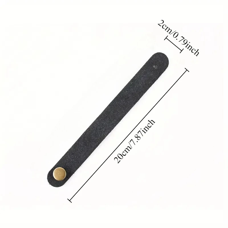 Leather Guitar Headstock Strap with Anti-slip Locking Clip for Ukulele Bass Acoustic Electric Guitar Accessories