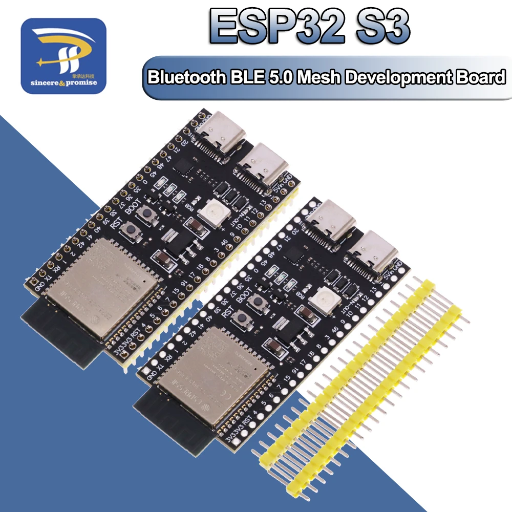 ESP32 WiFi+Bluetooth Internet Of Things Dual Type-C Development Board Core Board ESP32-S3-DevKit C N16R8 N8R2 For Arduino