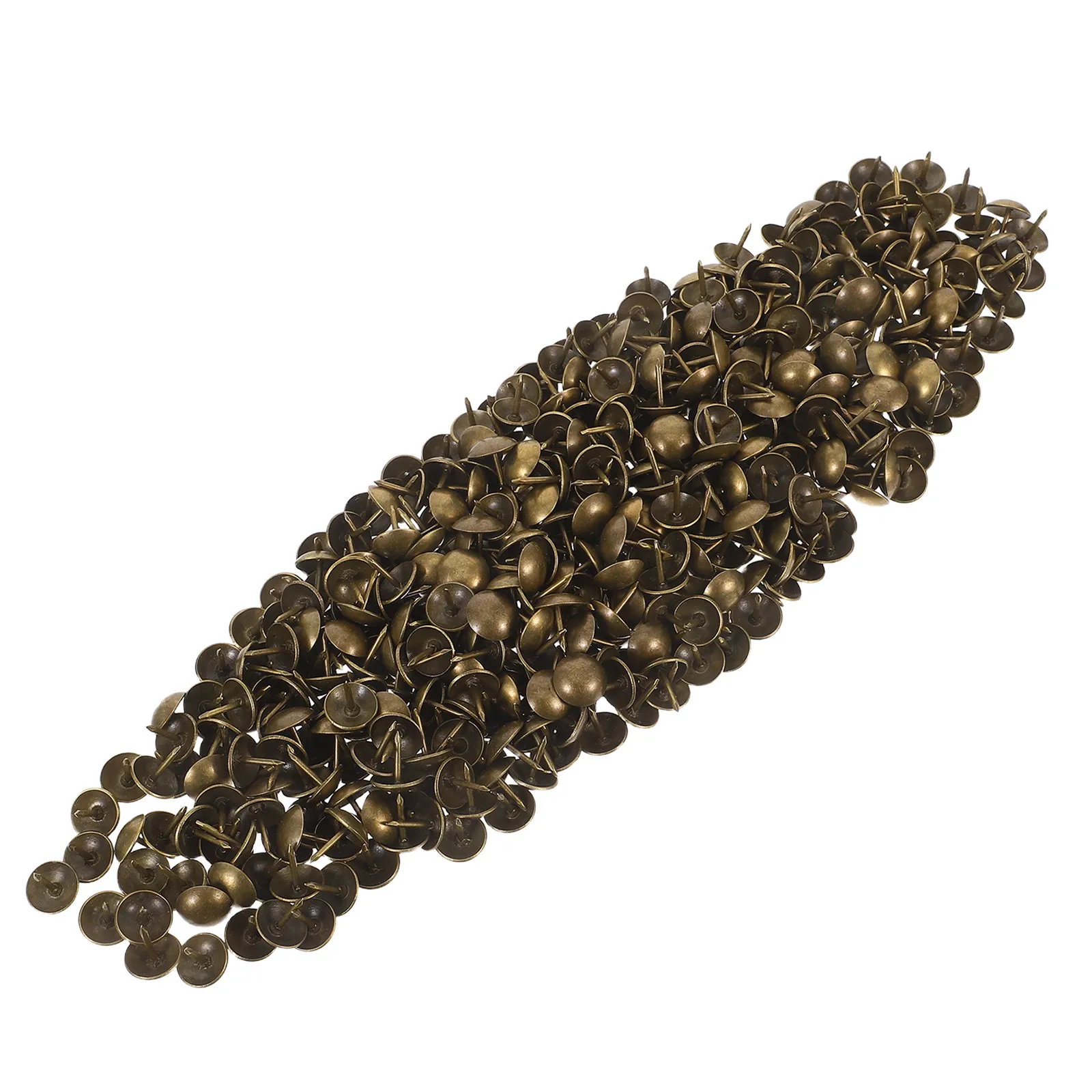 500Pcs Vintage Large Head Upholstery Nails Bronze Furniture Tacks Heavy Duty Decorative Wood Tacks Barn Door Wall Sofa