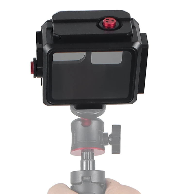 SOONSUN Custodia impermeabile da 60 m + k di filtri per GoPro Hero 13 12 11 10 9 Custodia protettiva nera Filtri subacquei con obiettivo macro rosso SOONSUN Custodia impermeabile da 60 m + k di filtri per GoPro Hero 13 12 11 10 9 Custodia protettiva nera Filtri subacquei con obiettivo macro rosso