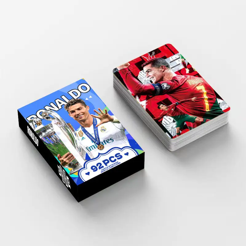 

2026 Soccer Star Premium Collectible Cards 92 Pcs Hd Photo Lomo Cards High Quality Football Souvenir Best Gift For Fans In Stock