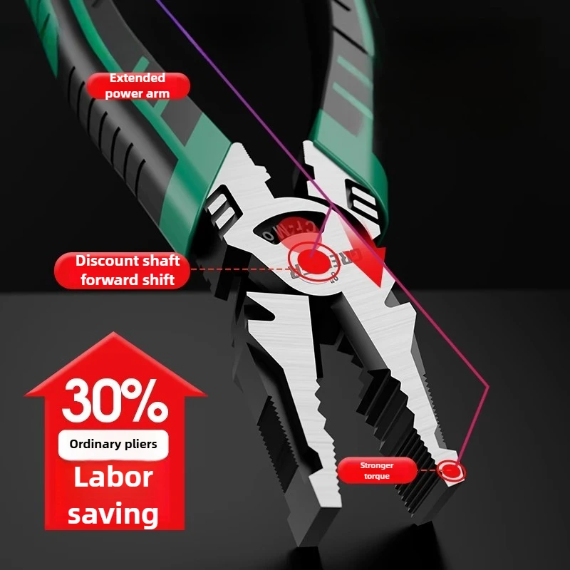 Electrician Wire Pliers Multi-purpose Portable Wire Cutters Industrial Grade Labor-saving Strippers Hardware Manual Tools