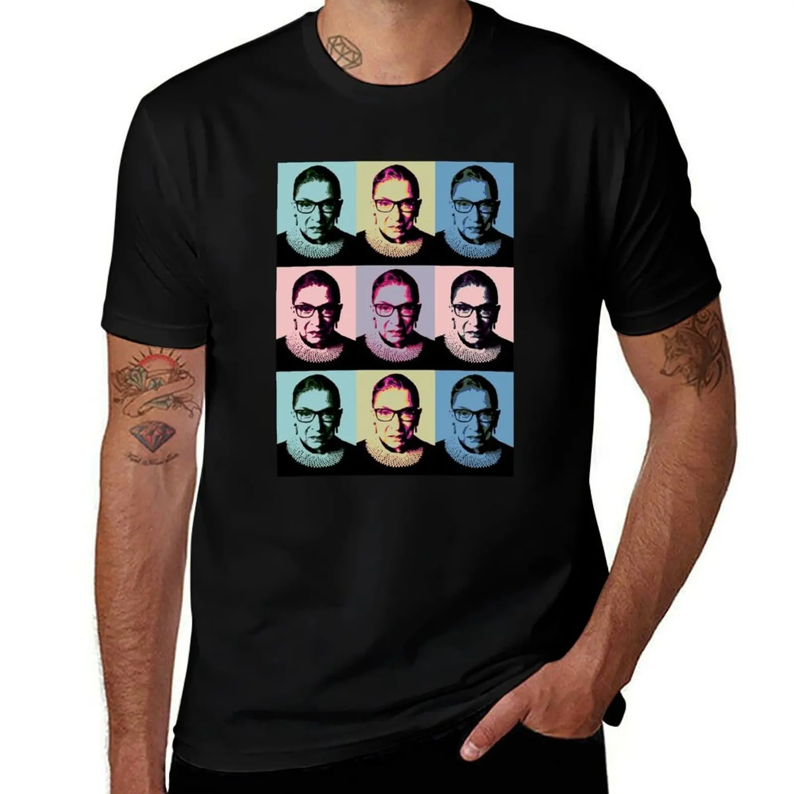 

Notorious RBG - in muted colors T-Shirt Work Basic Short Sleeve Top