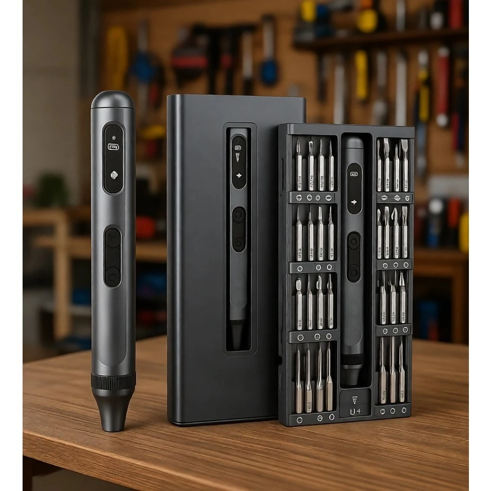 

52 Piece Cordless Precision Electric Screwdriver Kit with 48 Magnetic Bits for Laptop Phone Electronics Repair