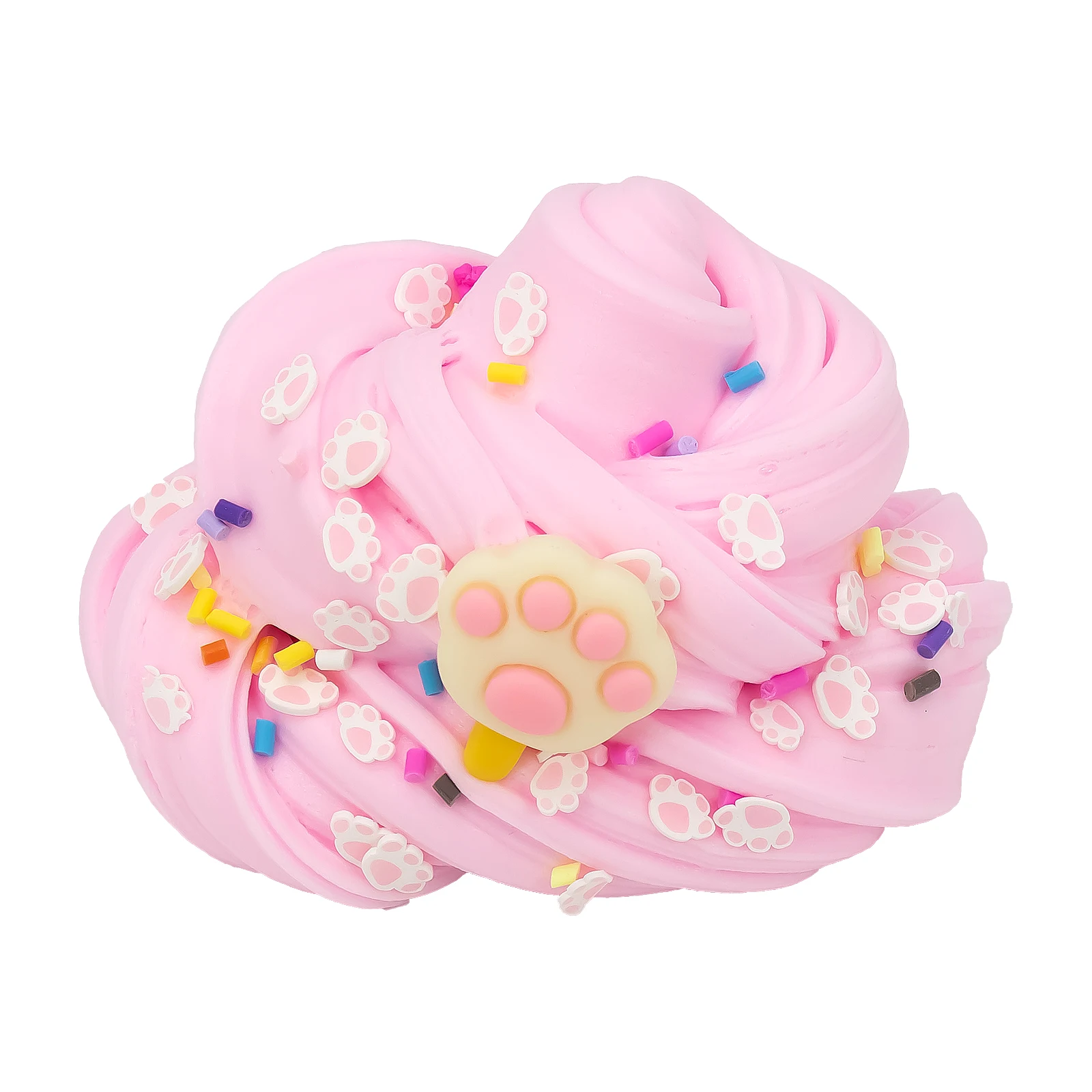 70ml Fluffy Butter Slime Mud Non-Sticky Soft Sludge Creative DIY Clay for Art & Crafts School Prizes Birthday Party Favors Gifts