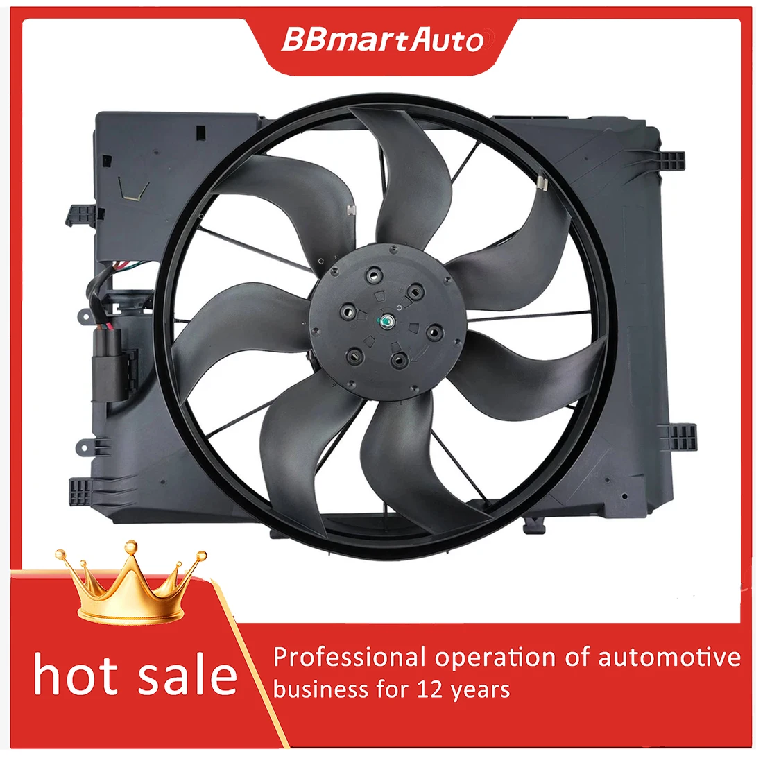 

2045000193 Radiator Cooling Fan Assembly For Mercedes-Benz W204 C-Class C300 BBmartAuto