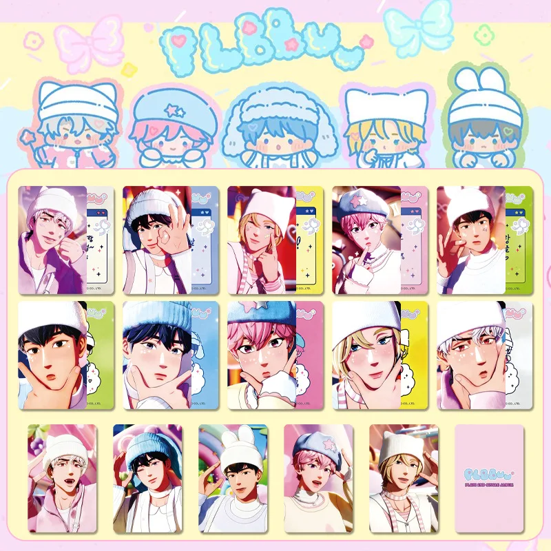 KPOP PLAYE Virtual Boy Band "PLBBUU", álbum periférico de colección Personal, tarjeta de bonificación, tarjeta aleatoria, foto, periférico de estrella Bambi