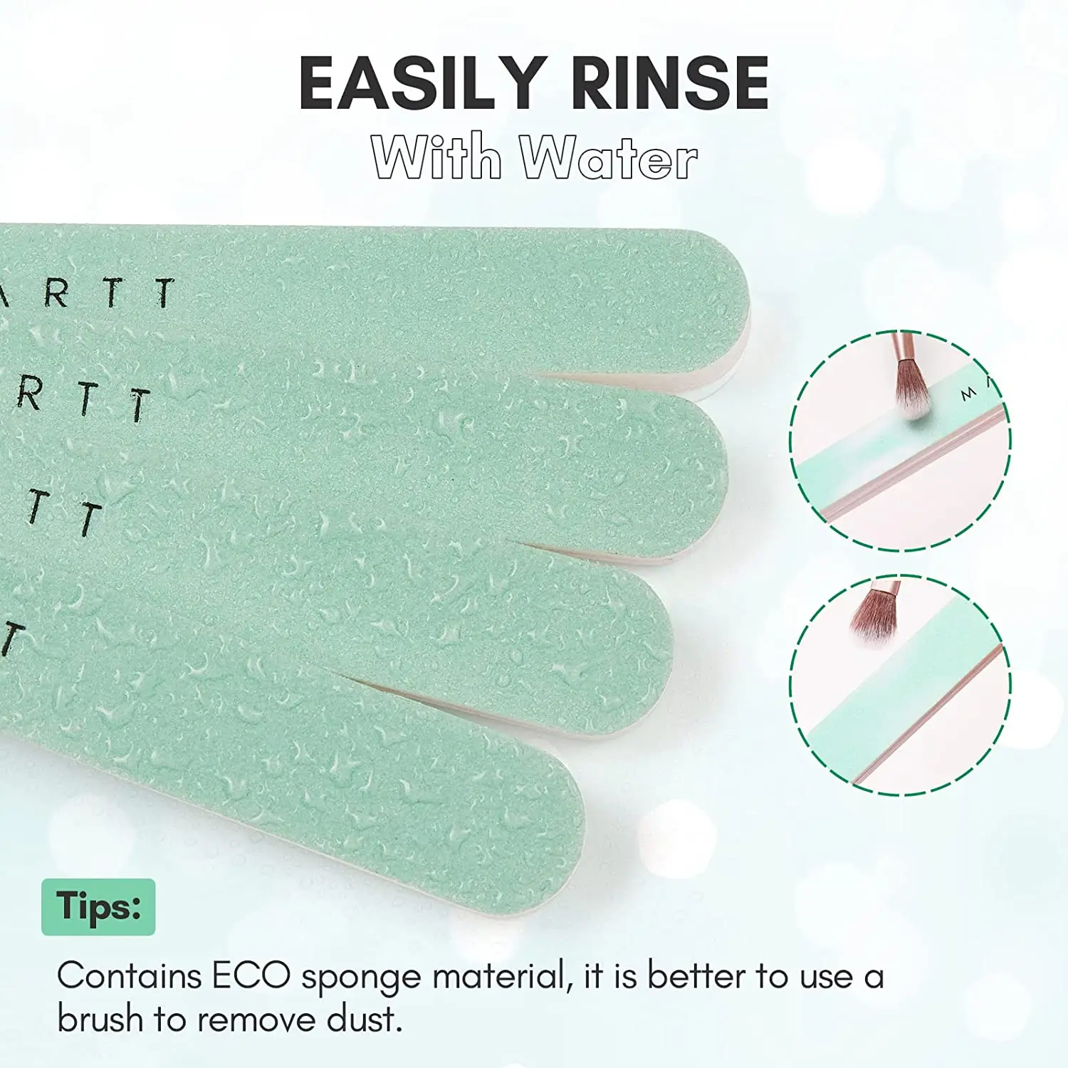 Makartt Fine Nail Buffer Block Shiny Nails Sponge 10PCS Naturalny polerka do paznokci naturalnych Pilnik do paznokci o ziarnistości 400 i 6000 — zdjęcie 6