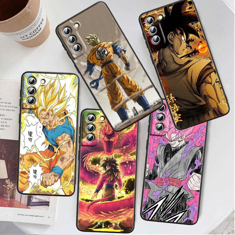 

DB-D-Dragons B-Balls Cool Anime For Samsung Galaxy S24 S23 S22 S21 S20 FE S10 S10E Plus Ultra Pro Lite 5G Black Soft Phone Case