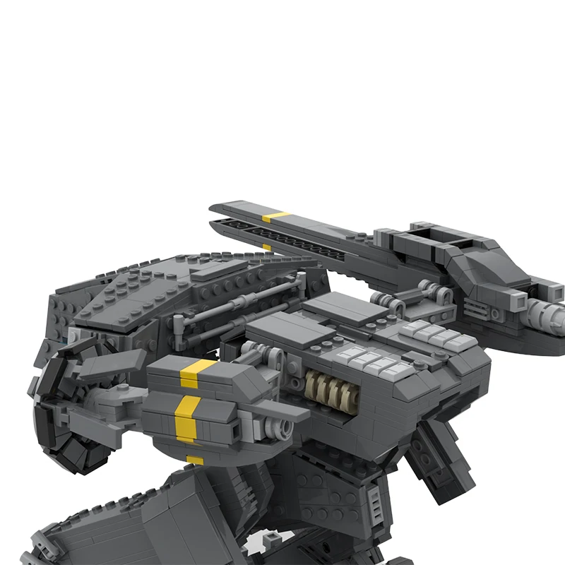 MOC Mech Metal Geared Solid Rexs Robots modelo conjunto Kits de bloques de construcción juego figuras de acción montar ladrillos juguetes para niños regalo