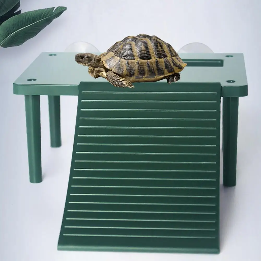 

Turtle Basking Platform Burr-Free Smooth Surface Entertaining Climbing Ladder Aquarium Landscape Decoration Habitat Decors