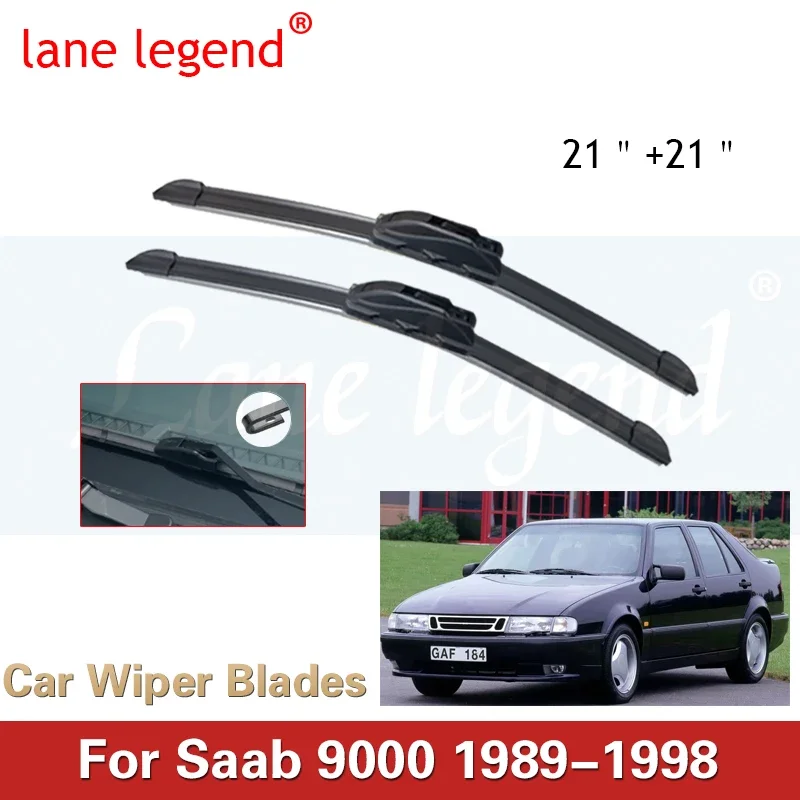 

Car Wiper Blades For SAAB 9000 1989-1998 Windshield Windscreen Front Window Blades 21"+21" Car Accessories