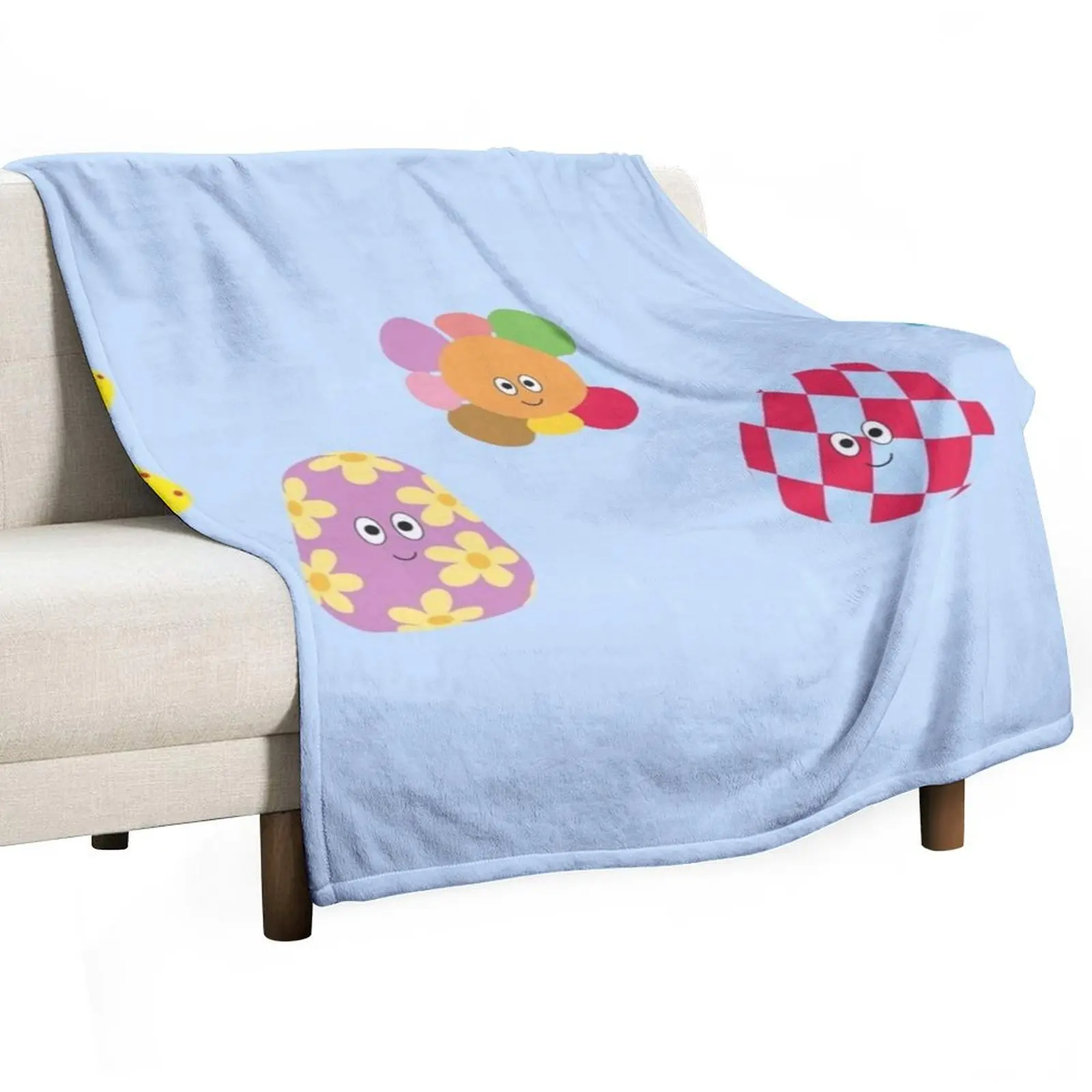 

The Haahoos In the night garden Throw Blanket For Sofa Thin Blankets For Baby Soft Plush Plaid Comforter Blankets