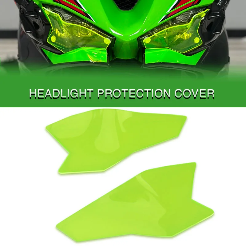 

Motorcycle Front Headlight Guard Head Light Shield Screen Lens Cover Protector Fit For Z500 NINJA500 Z 500 NINJA 500 2024 2025