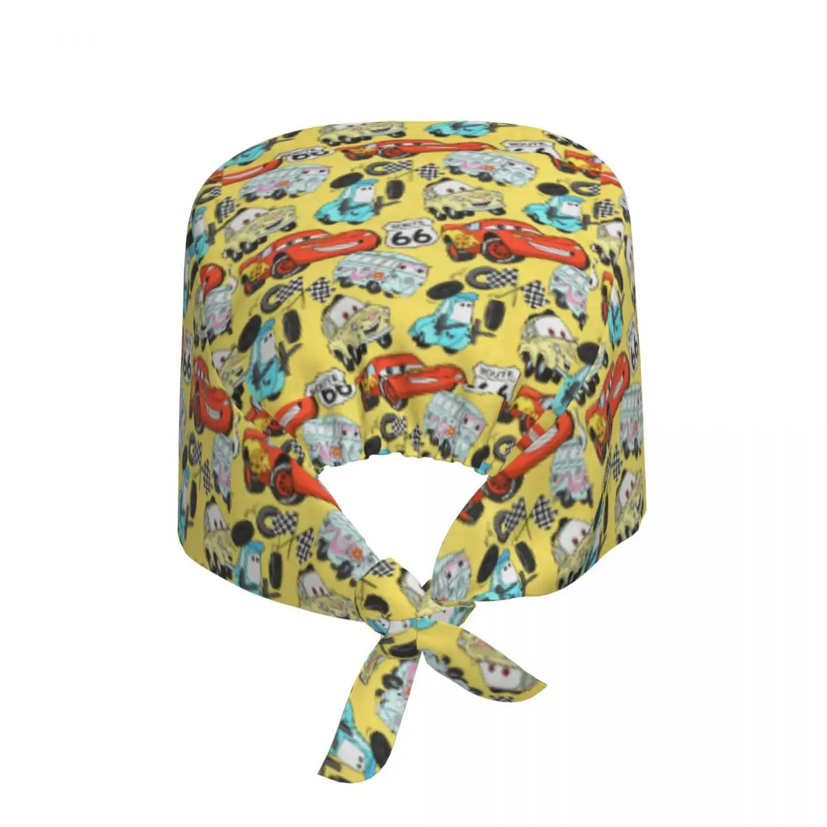 Custom Cartoon 95 Racing Cars Kingdom Animation Pattern Medical Staff Scrubs Hat  Doctor Nursing Surgical Cap Scrub Caps