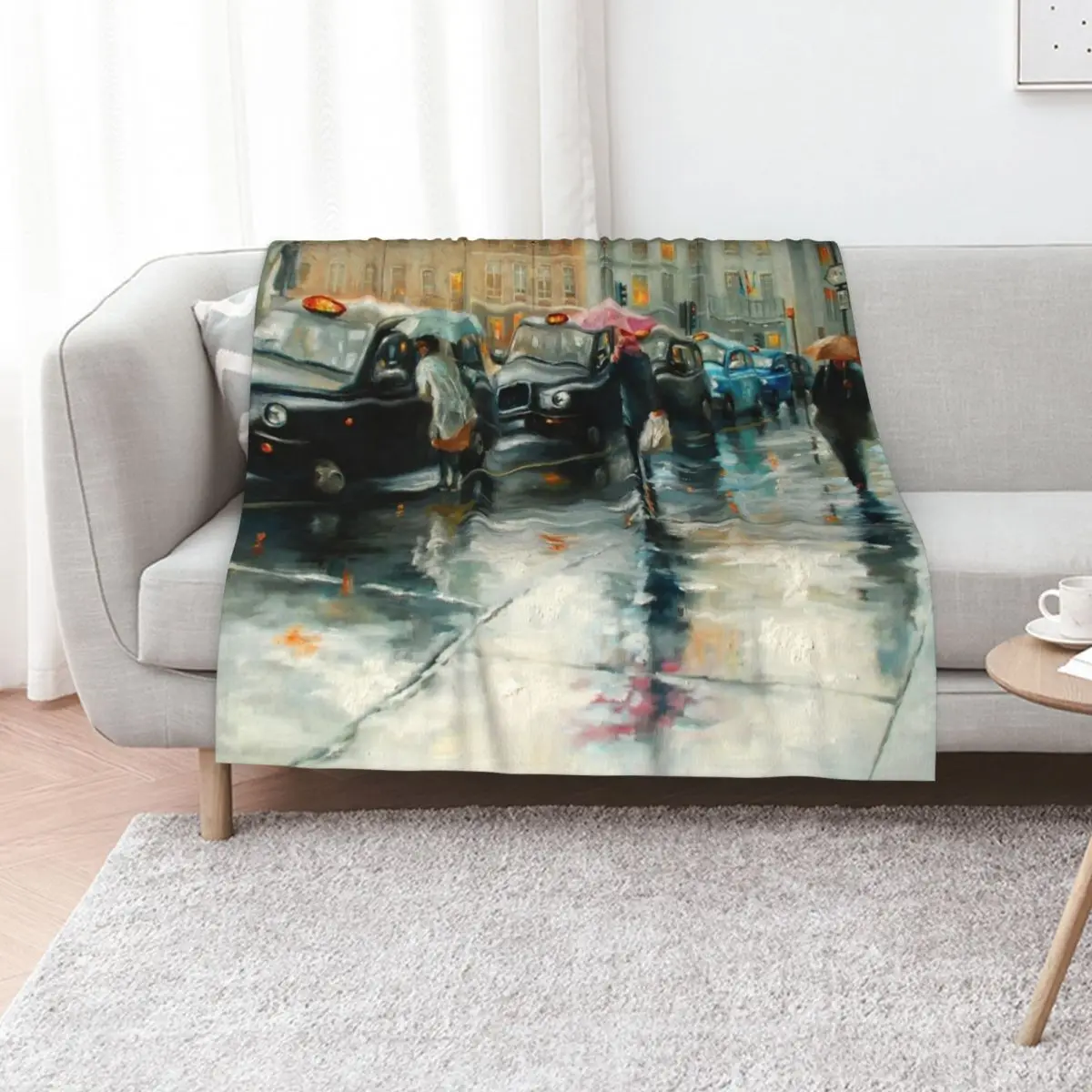 Cavendish Square Throw Blanket Flannel Fabric Baby Cute For Decorative Sofa heavy to sleep Decorative Sofas Blankets