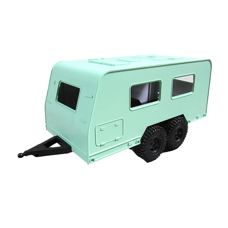 ODIES-Simulation RV Trailer Recreational Vehicle Model For 1/16 1/18  RC Crawler TRX4M Upgrade Part