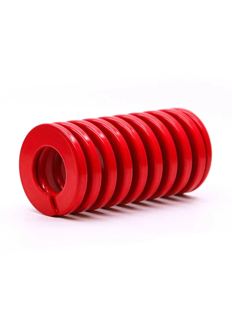 Creamily – moule à charge moyenne rouge, 2 pièces/lot, ressort d'estampage en spirale, ressorts de Compression en acier allié OD = 8mm ID = 4mm longueur = 20-100mm