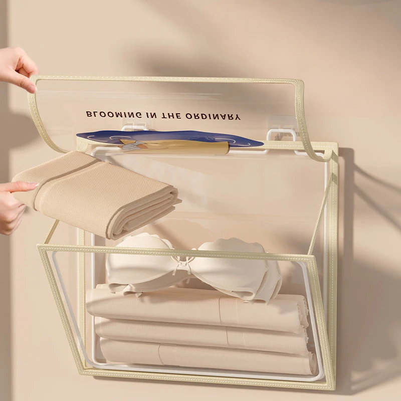 حقيبة مقاومة للماء للحمام والحمام والمرحاض وضع تخزين الملابس النظيفة وحقيبة للحمل الباب بعد الرف المثبت على الحائط متعدد الوظائف