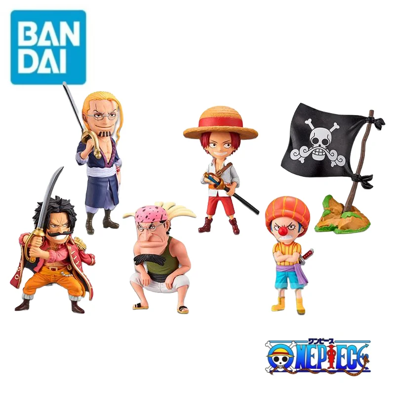

В наличии Оригинальный Bandai One Piece Banpresto Wcf Праздничные подарки 100% Натуральное Wanno Pais Gol D Roger Rayleigh Shanks Багги Crocus