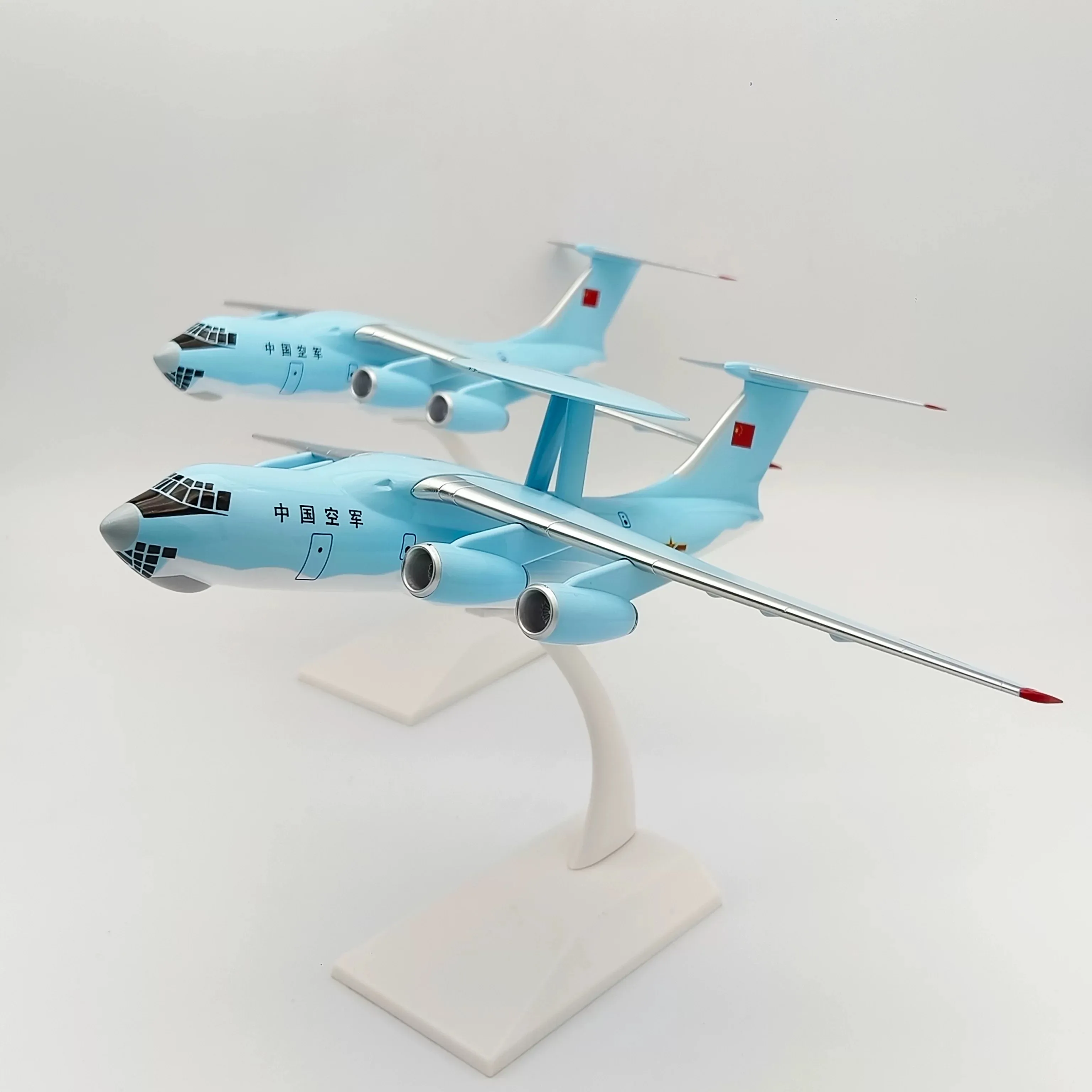 1:200 Scale Plastic IL-76 Chinese Air Force Transport Aircraft Diecast Airplanes Model Finished Static Display Adults Collection