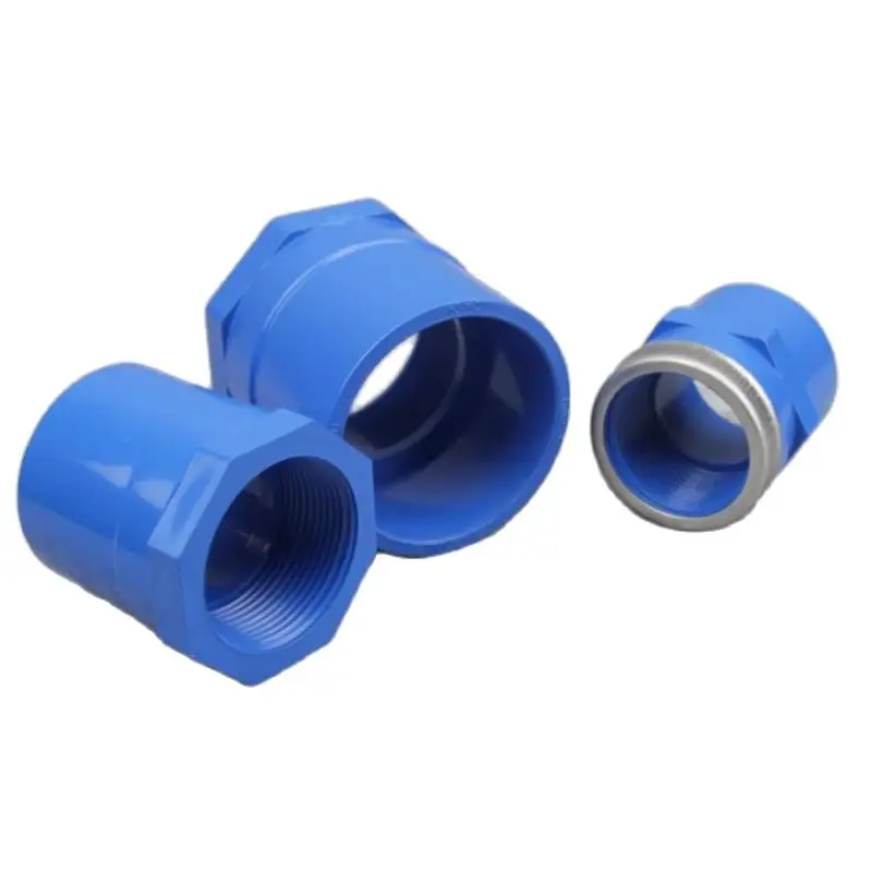 Female Thread UPVC Direct Connector Garden Water Pipe Connectors Irrigation Tube Joints 1 Pcs