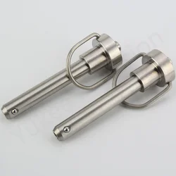 YK112 Factory Sale Large Stock Ball Lock Pin Stainless Steel Quick Release Pins With Ring Handle Dia 5/6/8/10/12/14/16/20/25mm