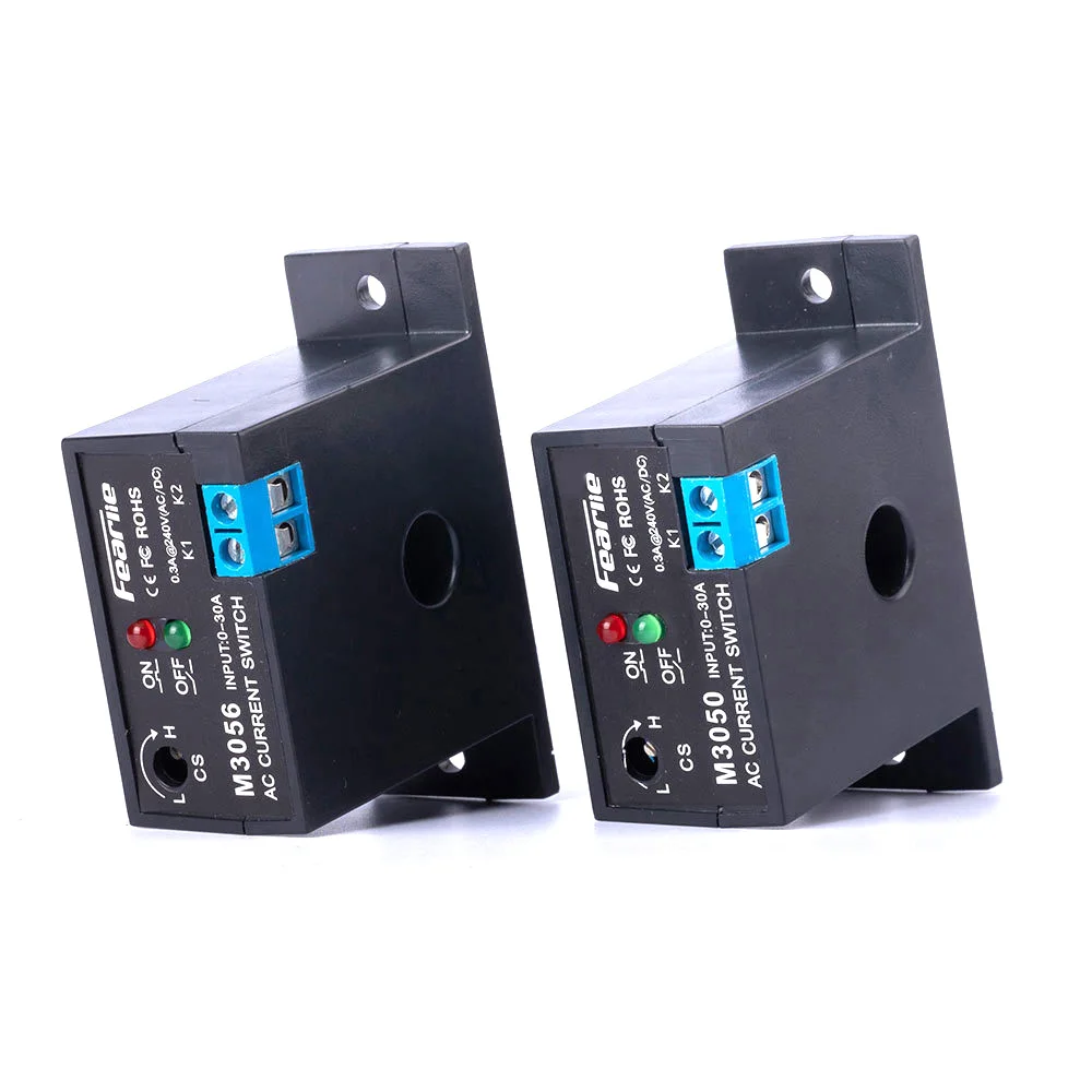 Image of 5/2/1Pcs Strom Sensing Schalter 30A 50A Strom Erkennung Schalter Induktion Relais AC Verknüpfung Gerät AC gegenseitige Induktivität Schalter