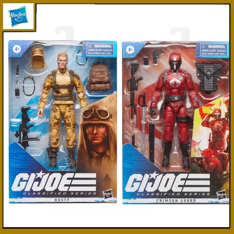 Hasbro Original G.I. Joe – figurine de dessin animé Dusty Crimson Guard, jouets pour garçons et filles, cadeau pour enfants, ornements de collection