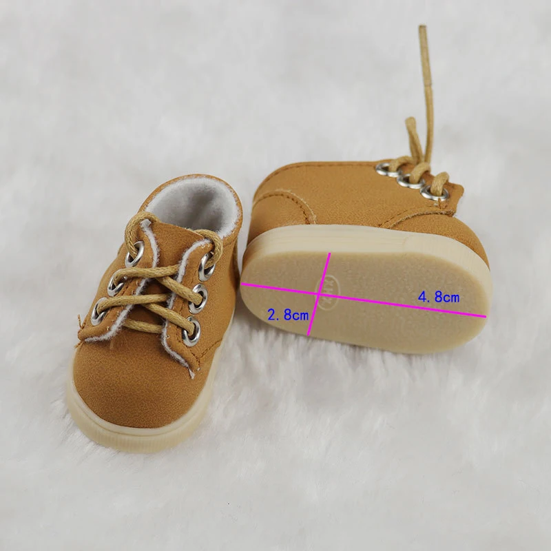 30cm Doll Shoes 1/6 BJD Doll Versatile Casual Shoes 4.8x2.8cm