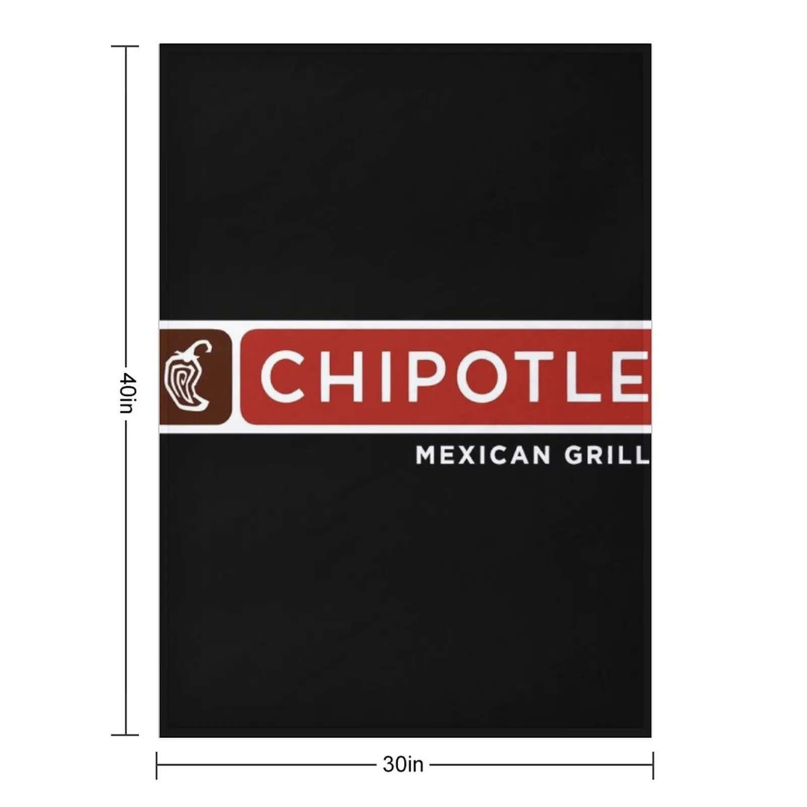 Chipotle Mexican Grill Throw Blanket Blankets For Bed cosplay anime Decorative Throw Shaggy halloween Travel Blankets