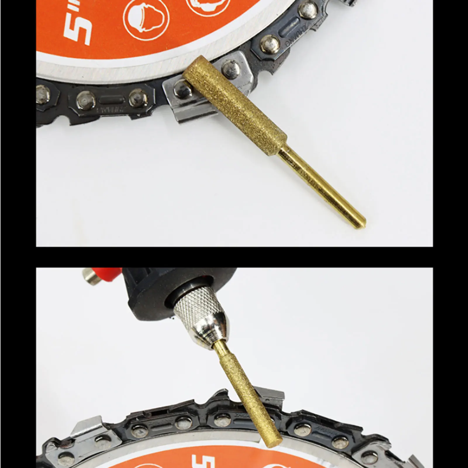 Chainsaw Bits Titanium Plated  Sharpener High Hardness Electric Chainsaw File  Sharpener Chainsaw Bits