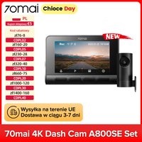 70mai Dash Cam A800SE Set The Most Cost-effective 4K UHD Supercapacitor Car DVR Support 24H Parking Monitor Voice Control