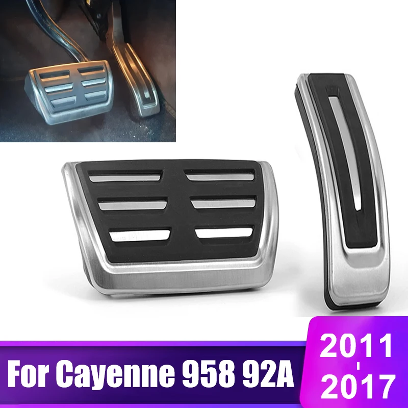 

For Porsche Cayenne 958 92A 2011 2012 2013 2014 2015 2016 2017 Car Accelerator Pedal Brake Pedal Cover Non-slip Pad Accessories