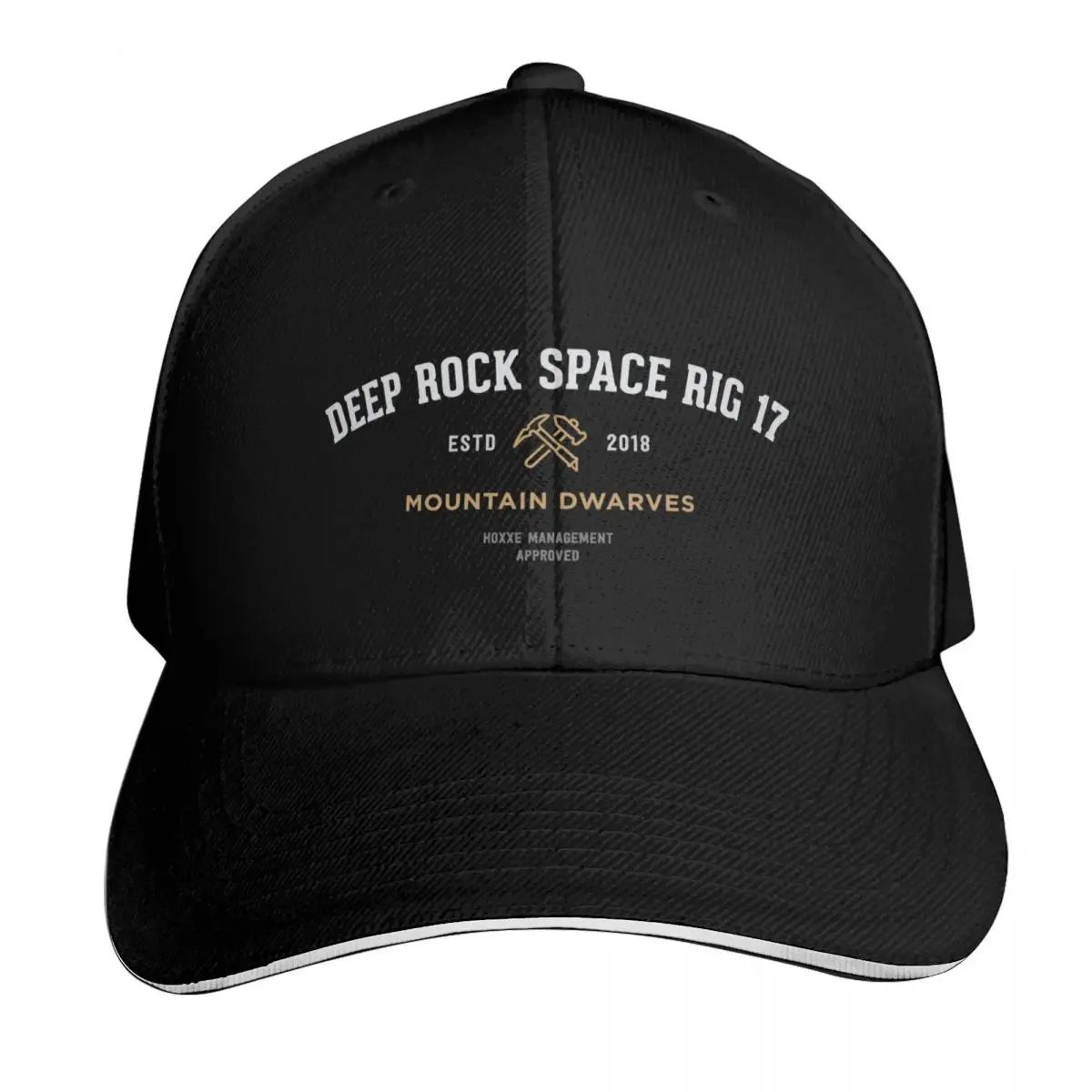 Deep Rock Galactic Space Rig White Baseball Cap Outdoor Golf Running Hiking Summer Beach Travel Streetwear Hip Hop Trendy