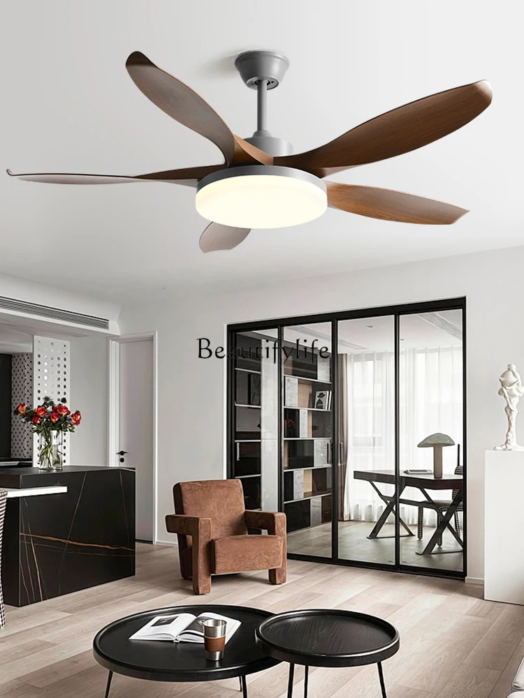 New Fan Lamp Nordic Simple Living Room Ceiling Fan Lights