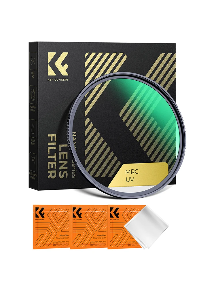 Filtr obiektywu K&F CONCEPT Nano-X UV 37/40.5/43/46/49/52/55/58/62/67/72/77/82/95/105/112/127mm 8K Ultra HD do aparatu fotograficznego — zdjęcie produktu 7