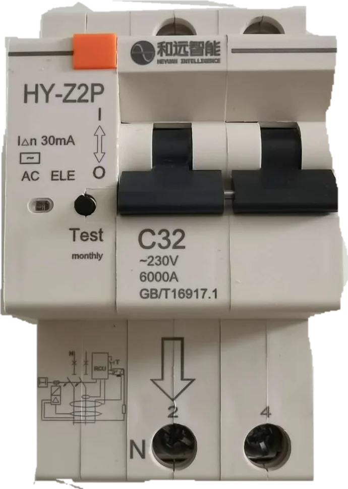 Din Rail Molded Case Industrial Amp DC Circuit Breaker Switch