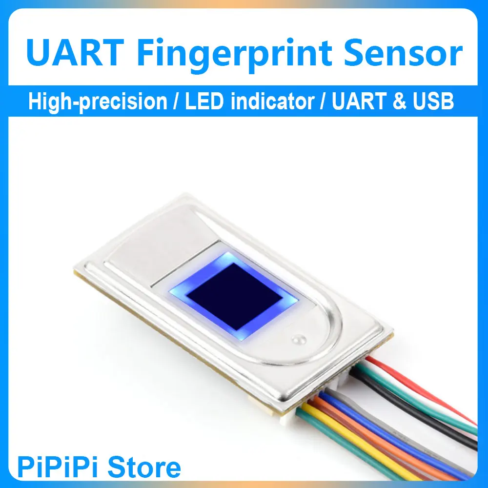 

Integrated capacitive fingerprint module Cortex core UART&USB serial port Communication High-precision fingerprint recognition