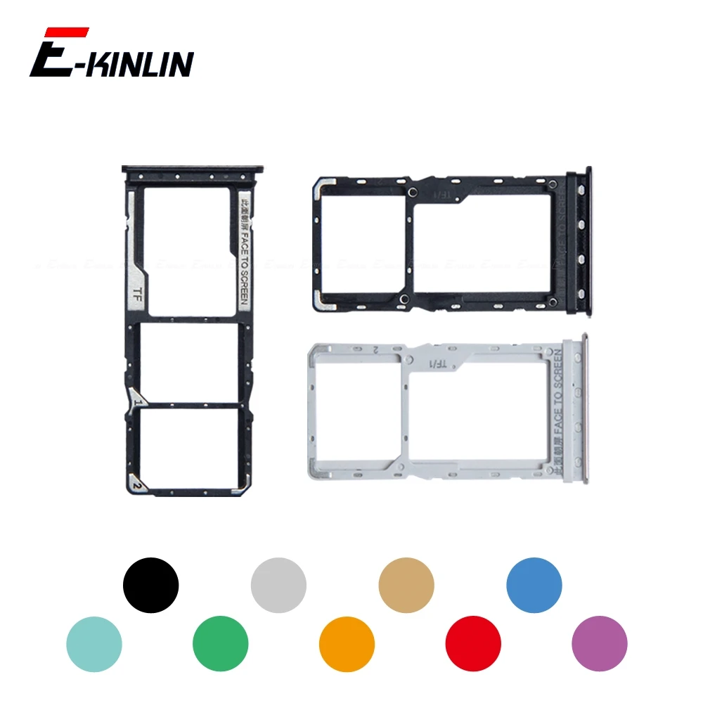 

Лоток для SIM-карты Micro SD, гнездо, держатель, слот, контейнер, разъем, адаптер, детали для чтения для XiaoMi Poco M5 M5s M6 4G 5G