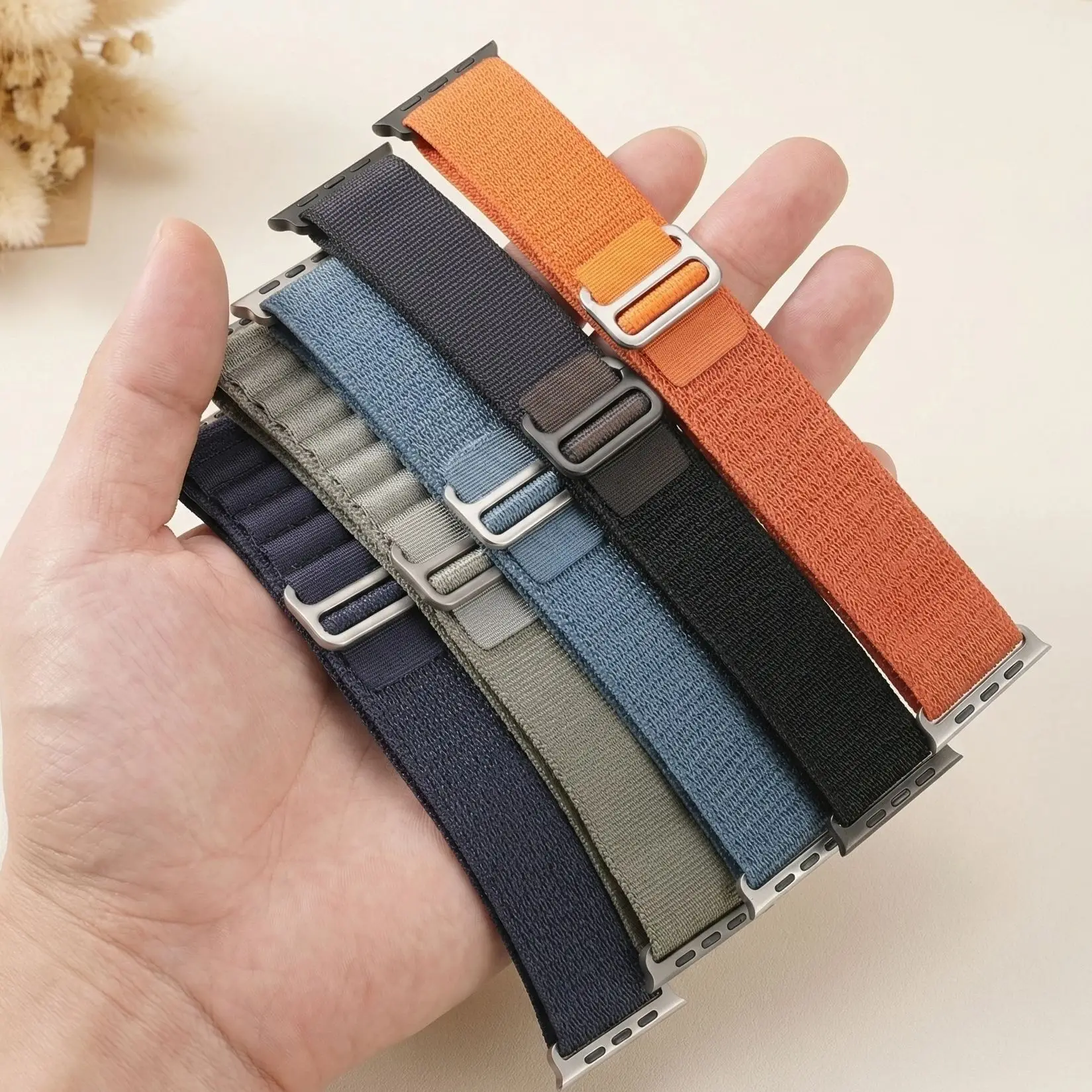 Ремешок Alpine Loop для Apple Watch Ultra 3 2 ремешка 49 мм, нейлоновый браслет iwatch series 11 10 7 8 9 SE3 42/46/40/44 мм/45 мм/41 мм, ремешок