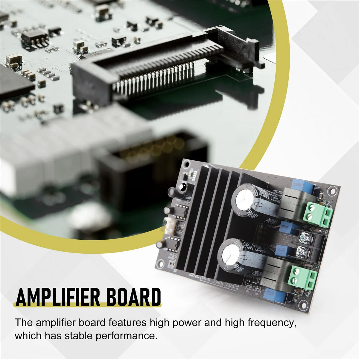 

ABFKL TPA3255 Amplifier Board Quick Response High Power Plug Play Metal Practical Audio Amplifier Module for Speaker