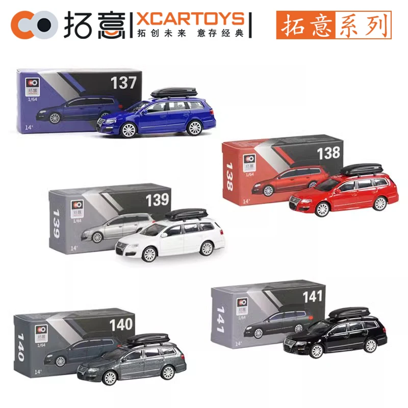 XCARTOYS 1/64 Volkswagen R36 B6 Wagon biały samochód zabawki ze stopu odlewany Metal Model prezent świąteczny dla dzieci zabawki dla chłopców