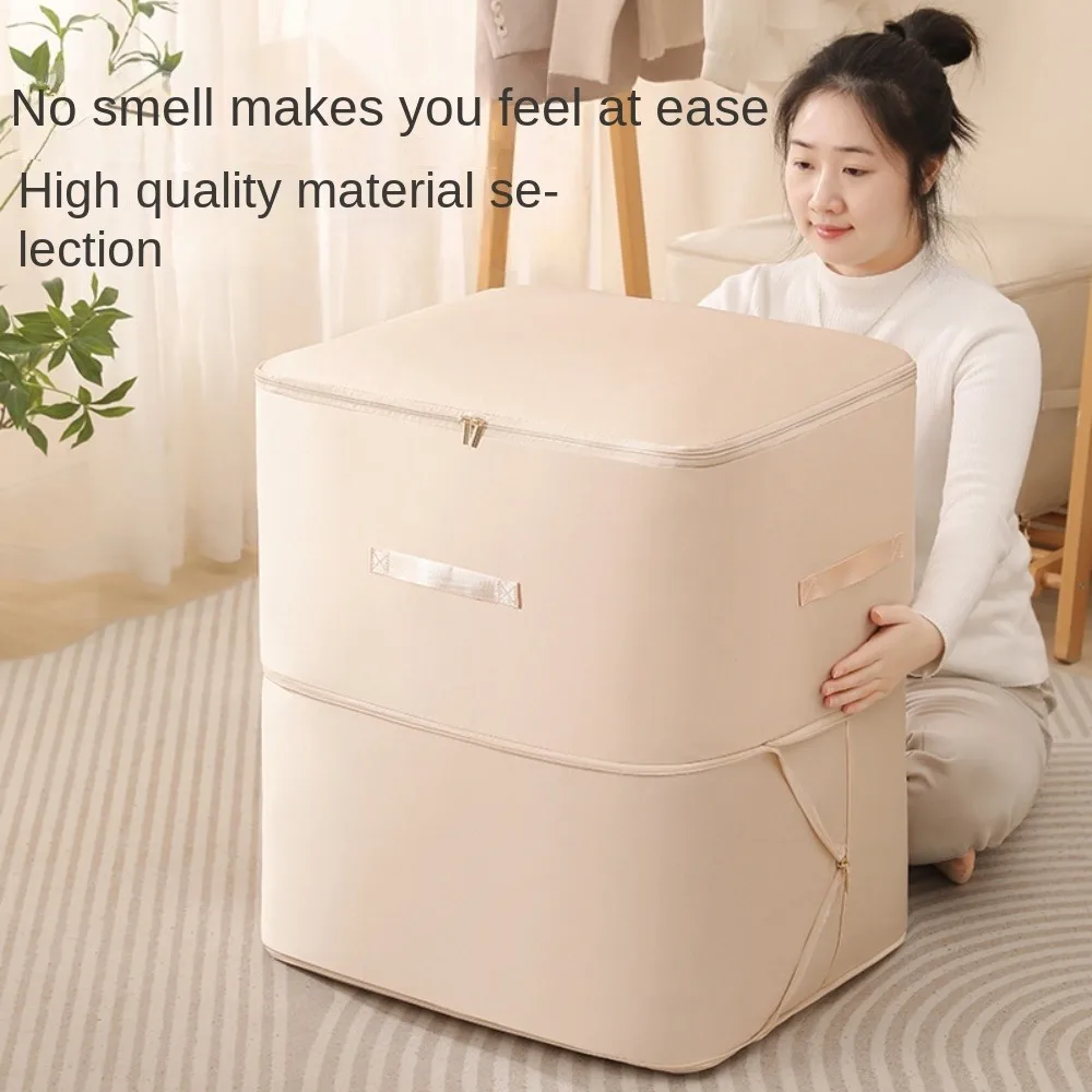 Twill Fabric Material Compression Packing Cube Foldable Dustproof Compressed Storage Bag Moisture-proof Large Capacity