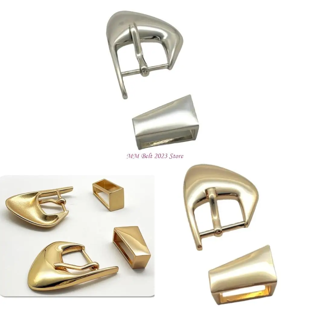 

49ME трапециевидная пряжка ремня для мужчин и женщин, прочный сплав, металл, быстросъемный модный аксессуар для повседневной