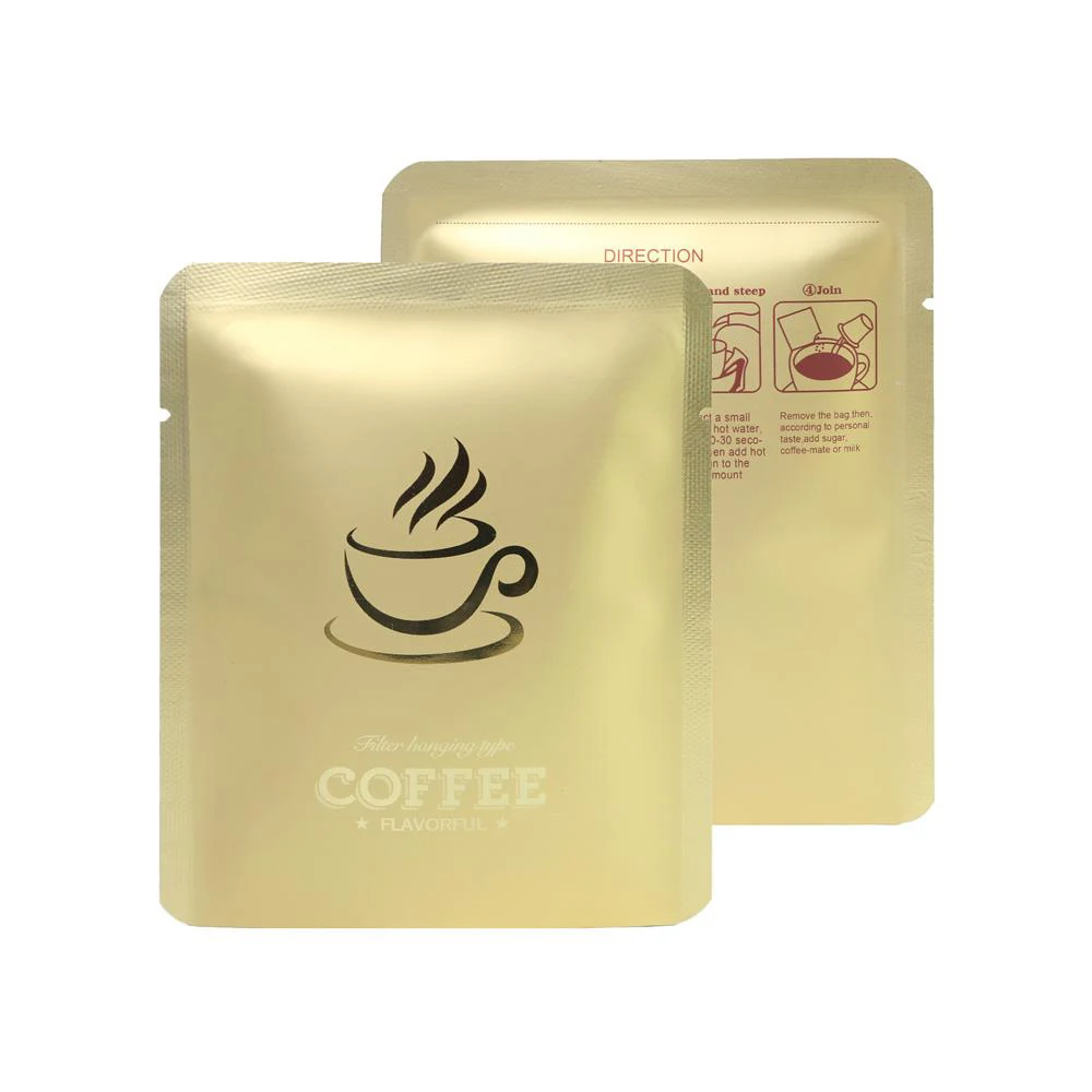 

10X12Cm Black Coffee Packaging Bags Smell Proof Open Top Vacuum Heat Sealing Pure Aluminum Printed Mylar Bag