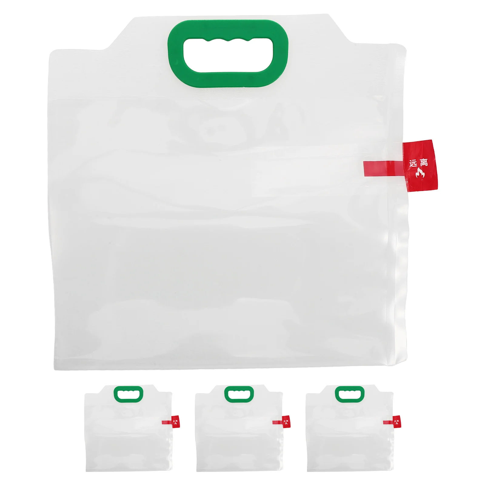 

4 Pcs Fish Fry Transport Bag Reusable Oxygen for Live Fish Shipping Plastic Container Portable Pet Aquaculture Travel Garden